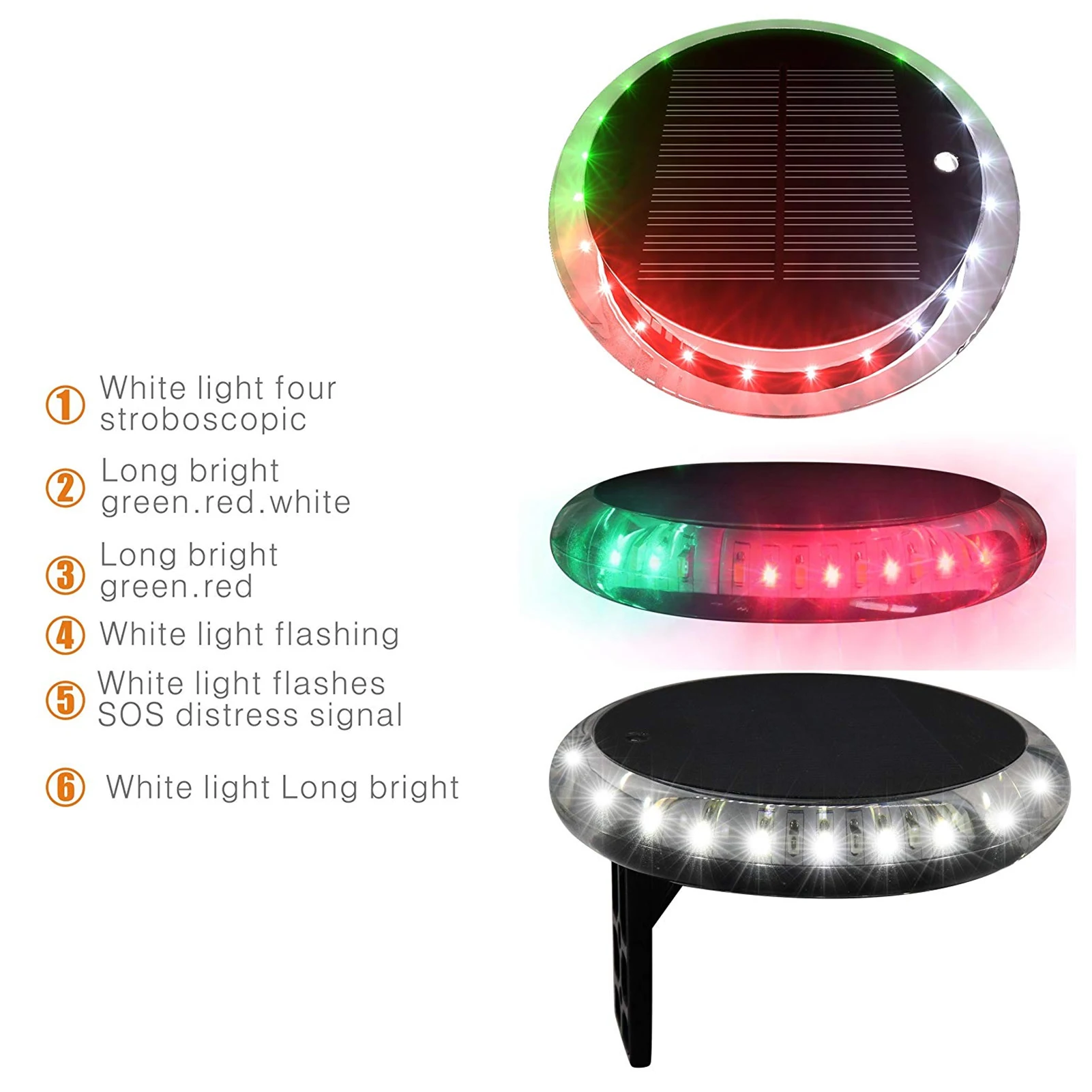 Fishing Boat Navigation Light - Luz de Navegación Impermeable de 6