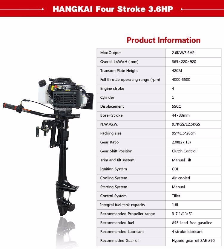 Nuevo Motor Fuera de Borda de  - Fishing Boat Outboard Motor reseña y precio