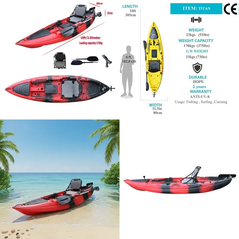 Kayak de Pesca con Asiento Ind - Fishing Boat Seat reseña y precio