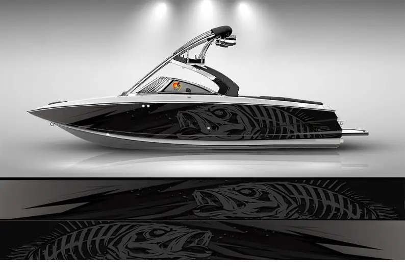 Pontón de vinilo con estampado - Fishing Boat Trailer reseña y precio
