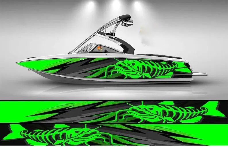 Pontón de vinilo con estampado - Fishing Boat Trailer reseña y precio