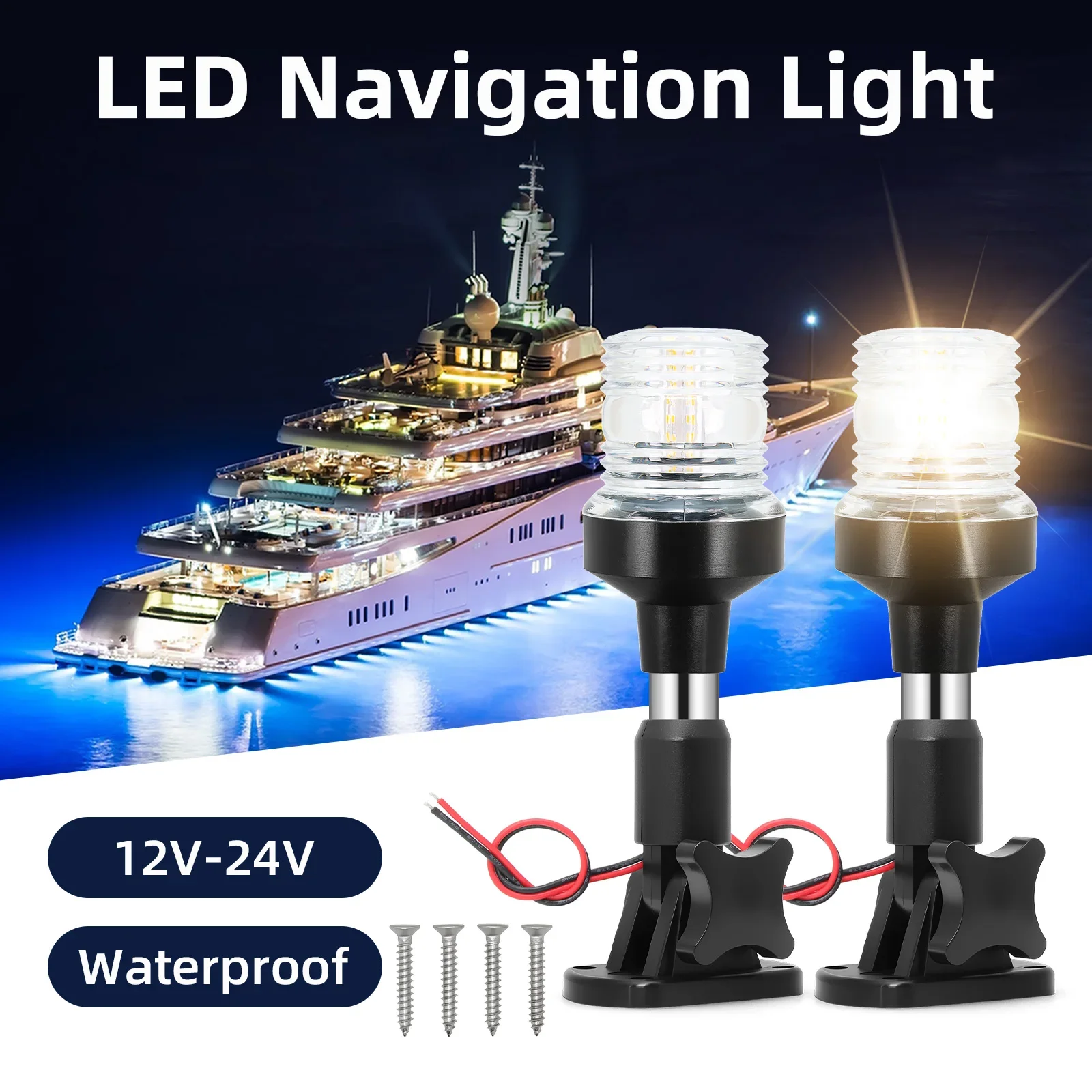 Luz de navegación AD 12-24V, l - Fishing Boat Paddle reseña y precio