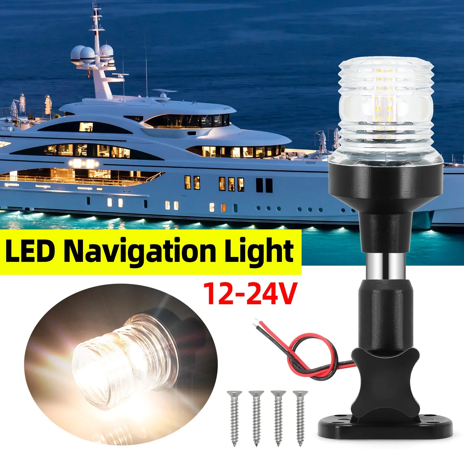 Luz de navegación AD 12-24V, l - Fishing Boat Paddle reseña y precio