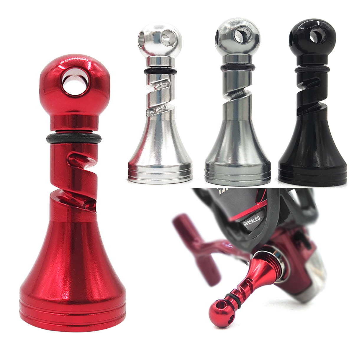Soporte de mango de carrete de - Daiwa Reel Fuego reseña y precio